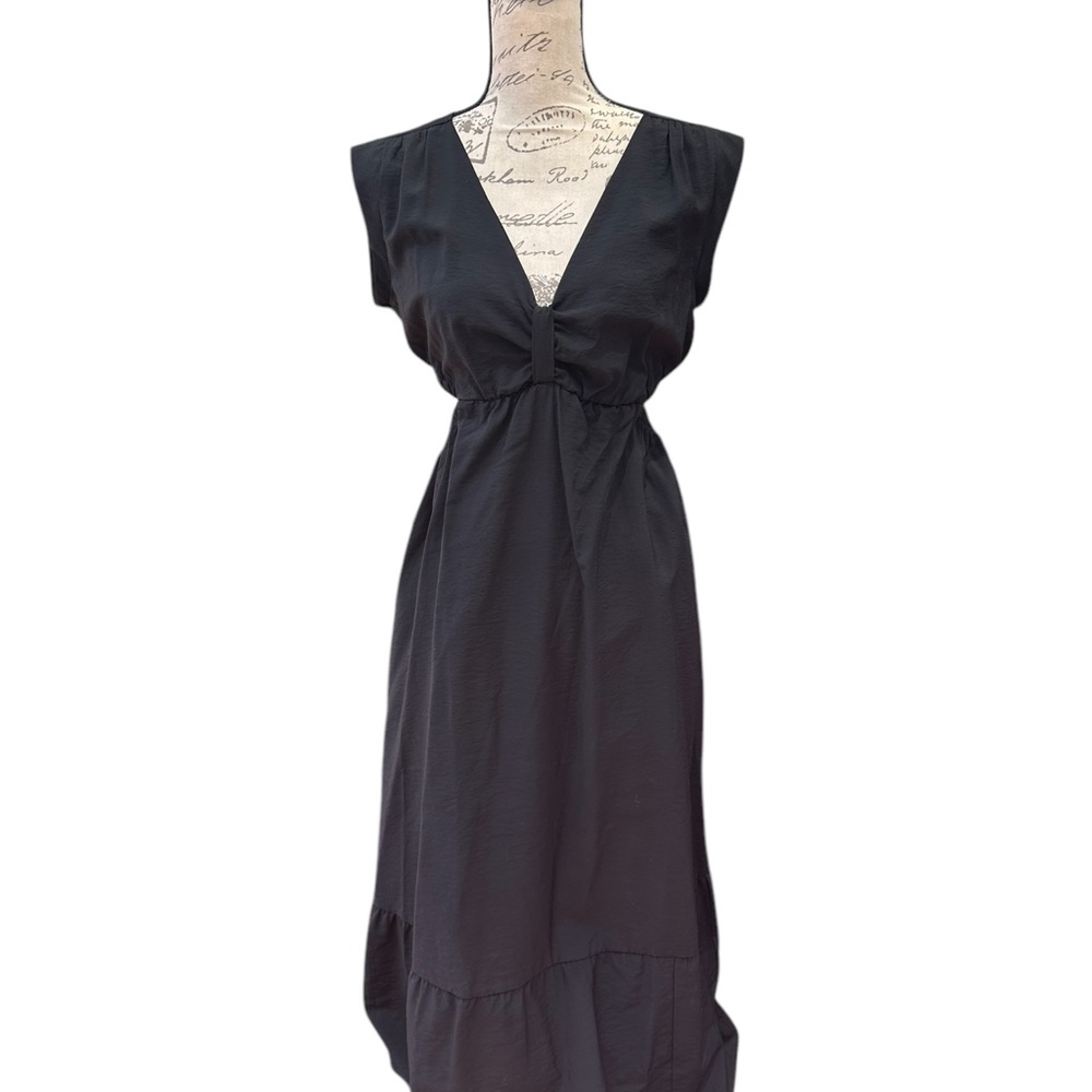 Black Maternity Maxi Dress NWT